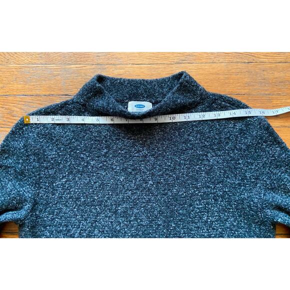 OLD NAVY Gray Speckled Mock Neck Sweater sz XS - Picture 8 of 11